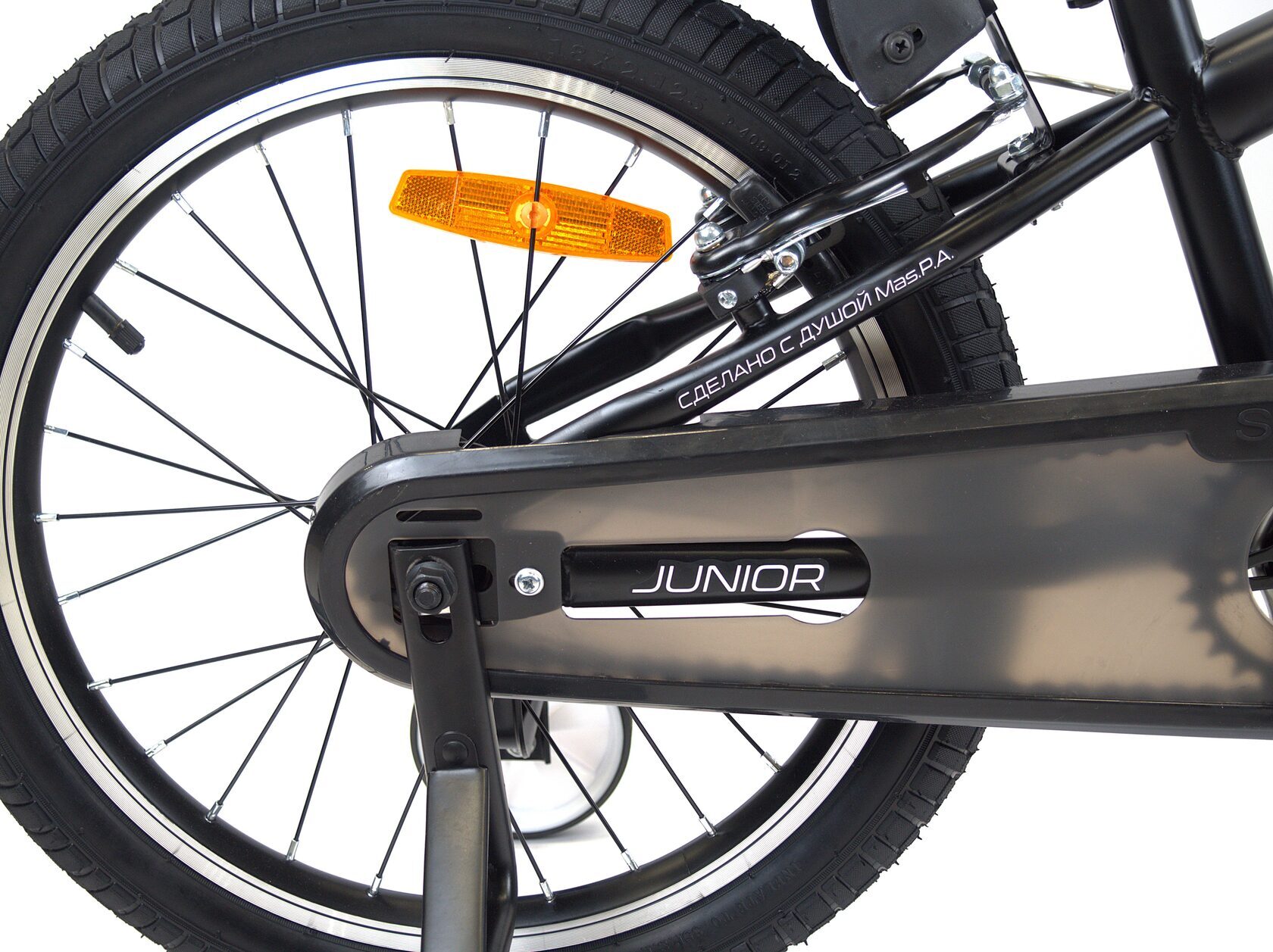 Велосипед ORLAN WING 18" JUNIOR черный, сталь