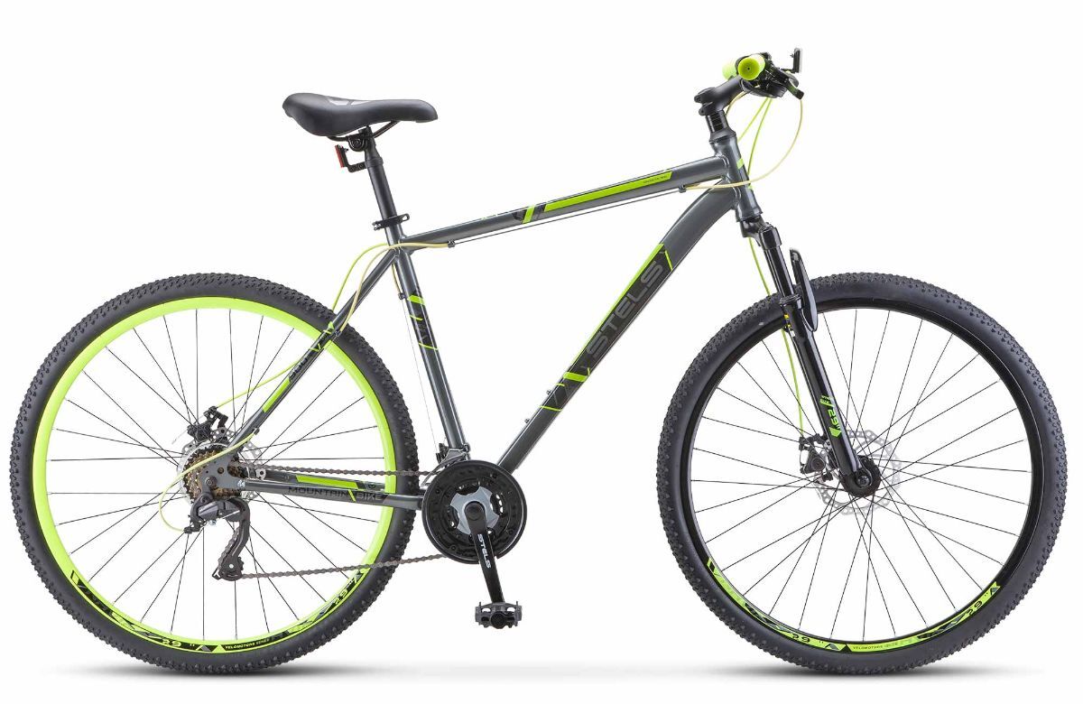 Велосипед 29" STELS Navigator 900 V 21" серый/желтый