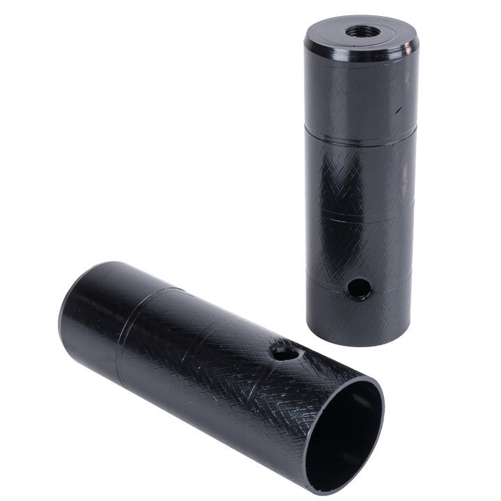 Пеги стальные под ось M12, 2 шт, черные PEG-ST-12  JIECHENG