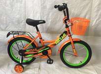 Велосипед 14" детский ZIGZAG, мод. CLASSIC, оранж