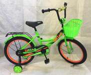 Велосипед 14" детский ZIGZAG, мод. CLASSIC, зелёны