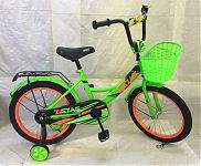 Велосипед 18" детский ZIGZAG, мод. CLASSIC, зелёный