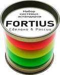 Набор кистевых Эспандеров "Fortius" Neon 3шт (20,30,40 кг) (тубус)
