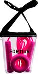 Набор скакалка с эспандером 10 кг "Fortius" Neon (розовый) в сумке