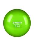 Мяч медбол Атеми АТВ-03 зеленый 3кг ПВХ