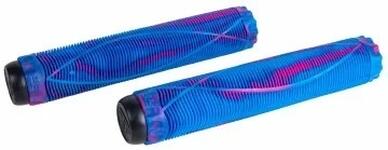 Грипсы 2шт с барендами Fish 170mm, Blue/Pink, на трюковой самокат 1/100 294354