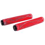 Грипсы 2шт с барендами Fish 170mm, Grey/Red, на трюковой самокат 1/100 294354