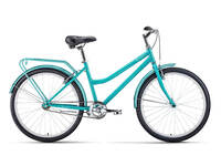 Велосипед Forward BARCELONA 26 1.0 (26" 1ск. рост17") 2022 мятный/белый