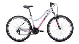 Велосипед Forward JADE 27,5 1.0 (27.5" 21ск рост16.5") 2022 серый/розовый