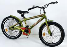 Велосипед двухколесный детский ТМ Riki-Tiki, модель BARS, диаметр колеса 20", Горчичный