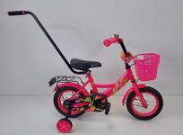 Велосипед двухколесный детский ТМ Riki-Tiki, модель BORDO, диаметр колеса 12", розовый