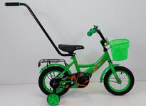Велосипед двухколесный детский ТМ Riki-Tiki, модель BORDO, диаметр колеса 12",Зеленый