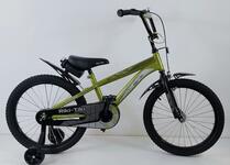 Велосипед двухколесный детский ТМ Riki-Tiki, модель CROSS, диаметр колеса 18", Горчичный