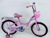 Велосипед двухколесный детский ТМ Riki-Tiki, модель GERDA, диаметр колеса 20", Розовый