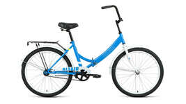 Велосипед Forward ALTAIR City 24 (24" 1ск рост 16"скл.) 2022 голубой/белый