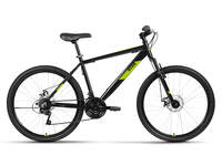 Велосипед Forward AL 26 D (26" 21ск рост 18") 2022, черный/зеленый