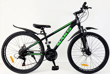 Велосипед двухколесный для взрослых ТМ MAKS, MAKS MD 24-13 BLACK/GREEN