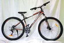 Велосипед 27,5" ТМ MAKS, SURF HD DISC AL, рама20" Черно/оранж