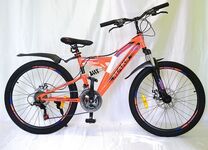 Велосипед 20" ТМ MAKS, RUNNER V, двух подв. рама13", оранжевый