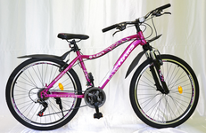 Велосипед 24" ТМ MAKS, BASKA DISC, рама 16" розовы