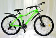 Велосипед 26" ТМ MAKS, BASKA DISC, рама 17" зеленый