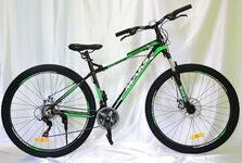 Велосипед 29" ТМ MAKS, SURF HYDR DISC AL, рама 19" зеленый