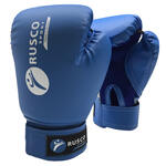 Перчатки бокс RUSCO SPORT детск. к/з, 8унц, синие