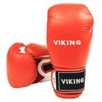 Перчатки бокс Viking ПУ V2430 8унц оранжевый/черный