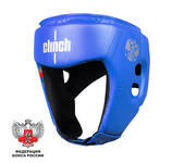 Шлем бокс. Clinch Olimp C112-ХL синий (офиц.лицензия Федер. Бокса России)