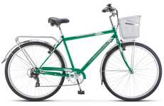 Велосипед STELS Navigator 350 28" V20"зеленый 7ск, арт.Z010