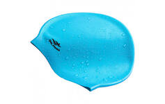Шапочка для плавания силиконовая взрослая (Голубая) E41560
