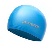 Шапочка д/плавания ATEMI, TC402 тонкий силикон, голубой