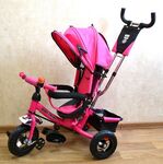 Велосипед трехколесный для детей Kids Trike, А12 розовый Pink. 