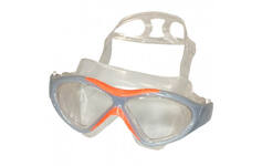 Очки маска для плавания взрослая (серо/оранжевые) E36873-11
