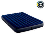 INTEX Кровать надувная Classic downy (Fiber tech) Квин, 1,52м x 2,03м x 25см, 64759