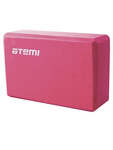 Опорный блок для йоги Atemi, AYB-01P, розовый 23x15x8см