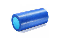 Ролик для йоги полнотелый 2-х цветный (синий/голубой) 31х15см. PEF100-31-X 