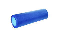 Ролик для йоги полнотелый 2-х цветный (синий/голубой) 45х15см. PEF100-45-X 