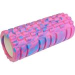 Ролик для йоги (розовый-мультиколор) 33х14см ЭВА/АБС, E29269-1 