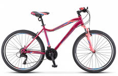 Велосипед 26" STELS Miss-5000 V 16" Вишневый/розовый, арт V050