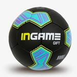 Мяч футбольный INGAME GIFT №5 черно-сине-желтый IFB-108