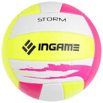 Мяч волейбольный INGAME STORM №5 розовый/желтый/белый