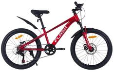 Велосипед TechTeam Flash 22"x12 красный хамелеон МАРКИРОВКА