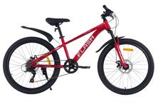 Велосипед TechTeam Flash 24"x13 красный хамелеон МАРКИРОВКА