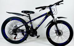 Велосипед 24" ТМ Civilane, CROSS MD, рама 13" BLACK/BLUE