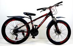 Велосипед 24" ТМ Civilane, CROSS MD, рама 13" BLACK/RED