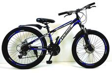 Велосипед 24" ТМ Civilane, FLIER DISC, рама 13" BLACK/BLUE
