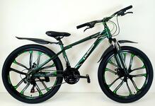 Велосипед 26" ТМ Civilane, HARD MD (литые диски), рама 15" DARK GREEN/BLACK