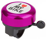 Звонок велосипедный фиолетовый 45A-04